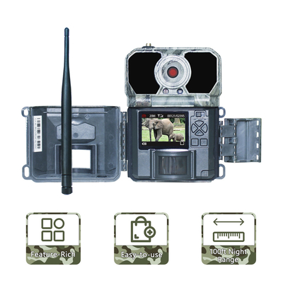 smtp 25m IR MMS GPRS da câmara de vídeo da ação dos esportes da fuga 4G com Sim Card celular