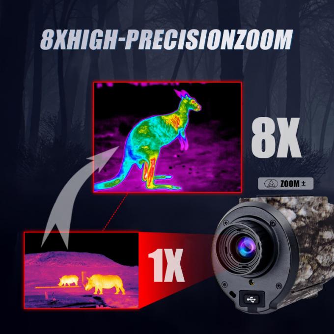 Mantenha-se conectado e registe as suas aventuras com este monocular de imagem térmica com acesso Wi-Fi e capacidade de bateria de 4000mAh 4