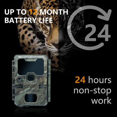 Câmera de Monitorização de Vida Selvagem Visão Noturna 0.1s Velocidade de Captura 32MP 4K Câmera de Caça Íntegro IP67 Câmera de Observação de Animais Acessórios de caça