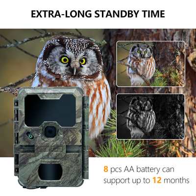 Câmera de Monitorização de Vida Selvagem Visão Noturna 0.1s Velocidade de Captura 32MP 4K Câmera de Caça Íntegro IP67 Câmera de Observação de Animais Acessórios de caça