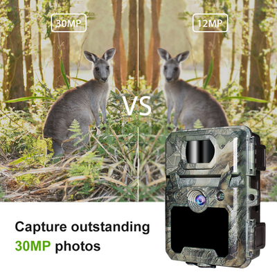 KW571 Fábrica OEM ODM Mini Wildlife Scouting Timelapse Trail Camera IP67 Sensor CMOS sem brilho e memória SD Visão noturna