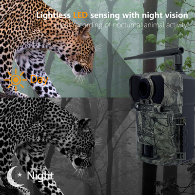 Câmera de trilha 4G de 32MP com tempo de disparo rápido de 0,2s e modos Foto/Vídeo/Foto Vídeo para versatilidade