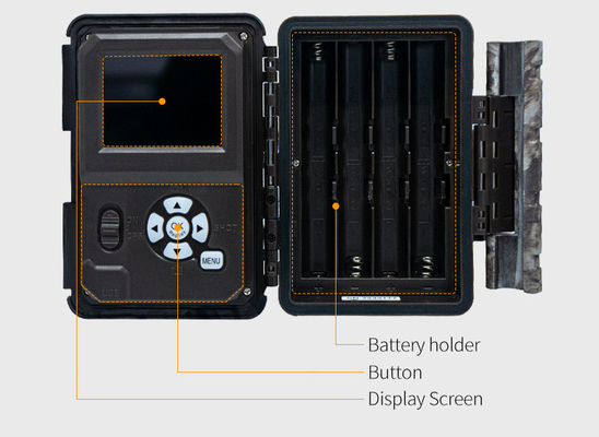 KW865 WIFI Câmera oculta Câmera de caça sem fio IP67 20MP Câmera de rastreamento que envia imagens para o seu