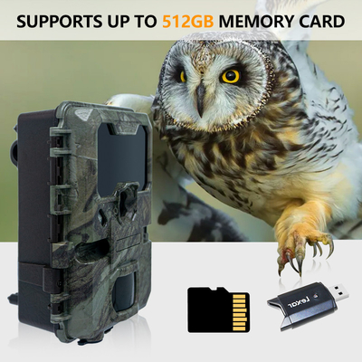 KW788 Trail Camera câmera de caça impermeável 0.1s gatilho 4K visão noturna 32MP câmera infravermelha impermeável