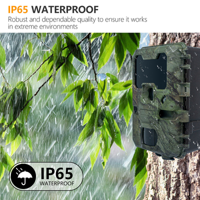 KW788 Trail Camera câmera de caça impermeável 0.1s gatilho 4K visão noturna 32MP câmera infravermelha impermeável