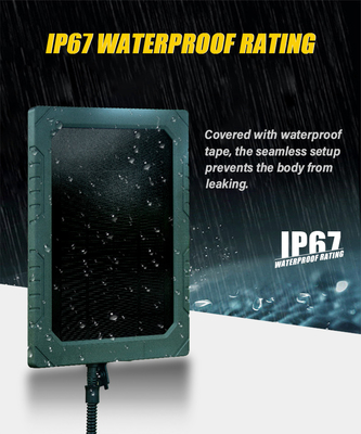 KS26 painel solar de 12W energia suplementar ABS25 material à prova de fogo IP67 ligação multi-interface à prova de água