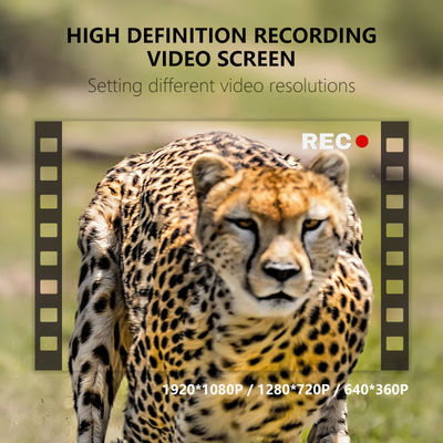 Câmera de caça infravermelha com capacidade de fotografia de 30MP e vídeo 1080P Função PIR e alcance de visão noturna de 100 pés