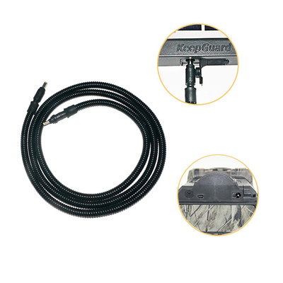 acessórios de caça painel solar como energia suplementar ABS25 material à prova de fogo com parafuso em fio em ambas as extremidades do cabo