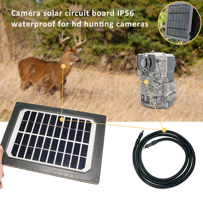 acessórios de caça painel solar como energia suplementar ABS25 material à prova de fogo com parafuso em fio em ambas as extremidades do cabo