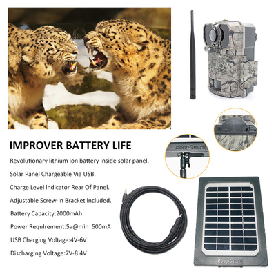 acessórios de caça painel solar como energia suplementar ABS25 material à prova de fogo com parafuso em fio em ambas as extremidades do cabo