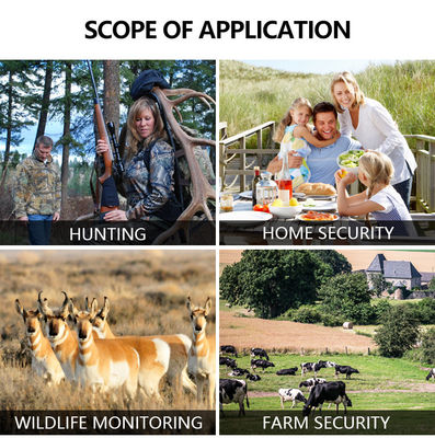 Câmera de Trilha 4G à Prova d'Água IP65