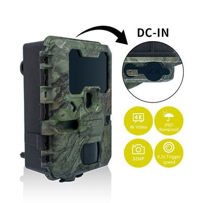Câmera de caça WIFI KW866 impermeável IP67 OEM/ODM até 512GB Cartão de memória SD 32MP câmera de vida selvagem 4K