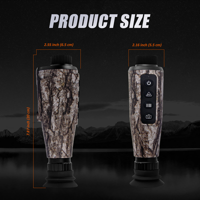 Mantenha-se conectado e registe as suas aventuras com este monocular de imagem térmica com acesso Wi-Fi e capacidade de bateria de 4000mAh
