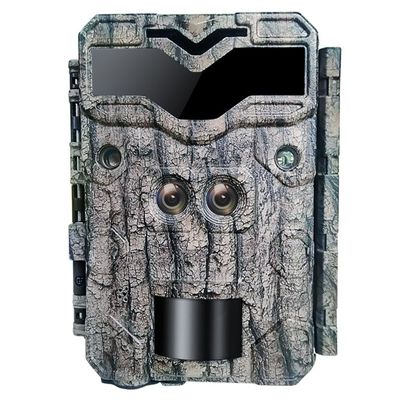 Câmeras de caça em HD Keepguard Dual-Lens 32MP Sem brilho LED Trail Camera 1080P Visão noturna Câmera de jogo de caça para vida selvagem