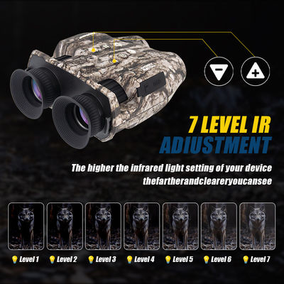 Binoculares de visão noturna portáteis profissionais 12x25 de alta potência para acampamento ao ar livre Aventuras de caça Condições de pouca luz