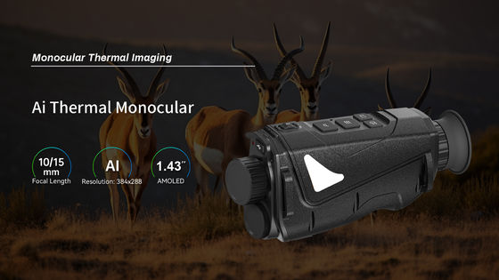 Binóculos de imagem térmica com ponto vermelho, dispositivo de visão noturna 850nm e zoom digital 8x