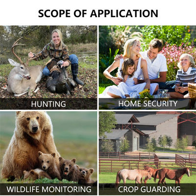 os diodos emissores de luz instantâneos da câmera 48 dos animais selvagens de 940nm Digitas não incandescem PIR For Hunting