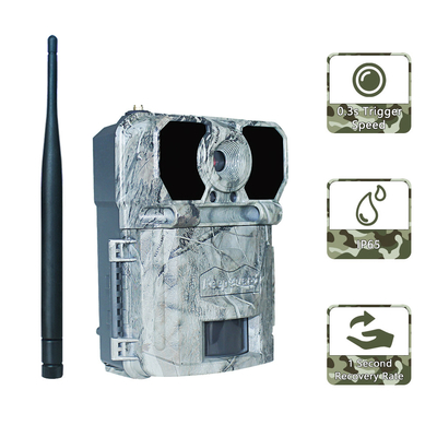 da câmera celular do jogo de 25m IR MMS GPRS smtp 4G sem fio dinâmico