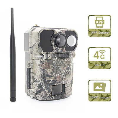 Display LCD 4G Trail Camera Programável 940nm NO GLOW ICCID FTP SMTP MMS APP controle acessórios de caça
