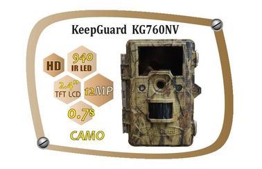 Câmera de 12MP Infrared Digital Wildlife para Scouting, KeepGuard 760NV