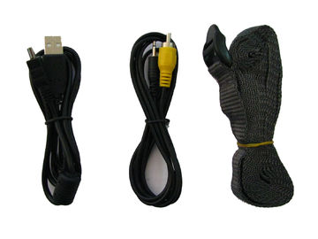 Os acessórios de caça impermeáveis da câmera do cabo de USB, tevê cabografam os encaixes de painel solar
