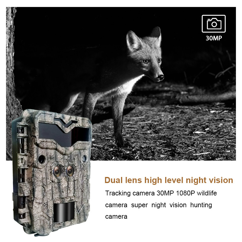 Infravermelho exterior dos animais selvagens da câmera da noite de 4K da câmera impermeável da fuga da caça ultra HD com sensor de movimento