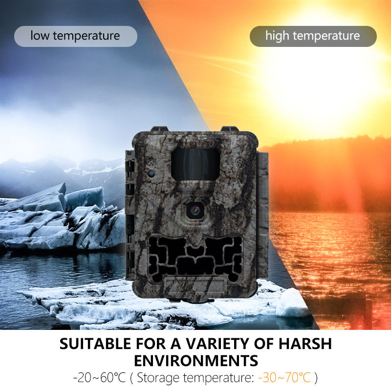 Câmera de Caça Profissional com Corte IR Automático e Suporte para Lente Micro de 450mm para Imagens Claras e Detalhadas da Vida Selvagem