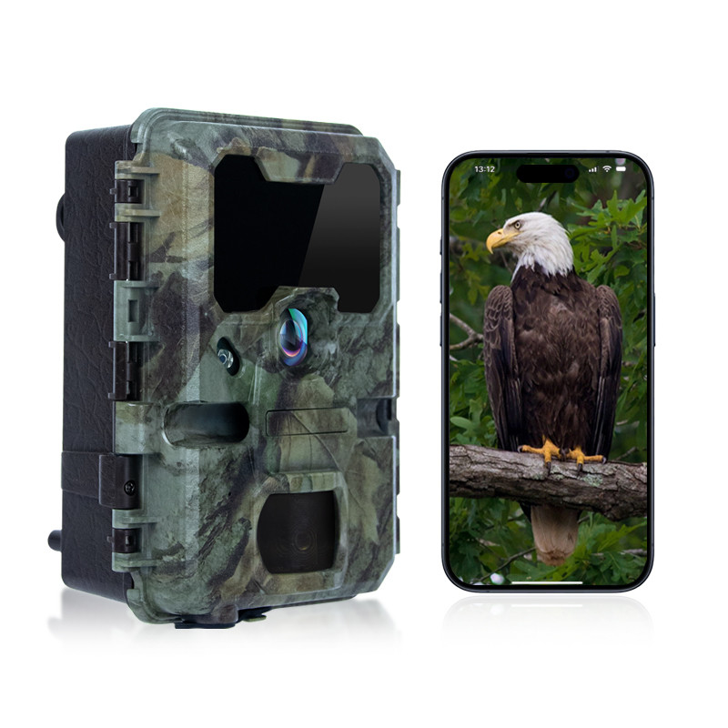 Trail Camera With Small Size KW788 0.1s Resposta 32MP imagem nítida 4K vídeo à prova d'água IP67 até 512GB para observação de vida selvagem