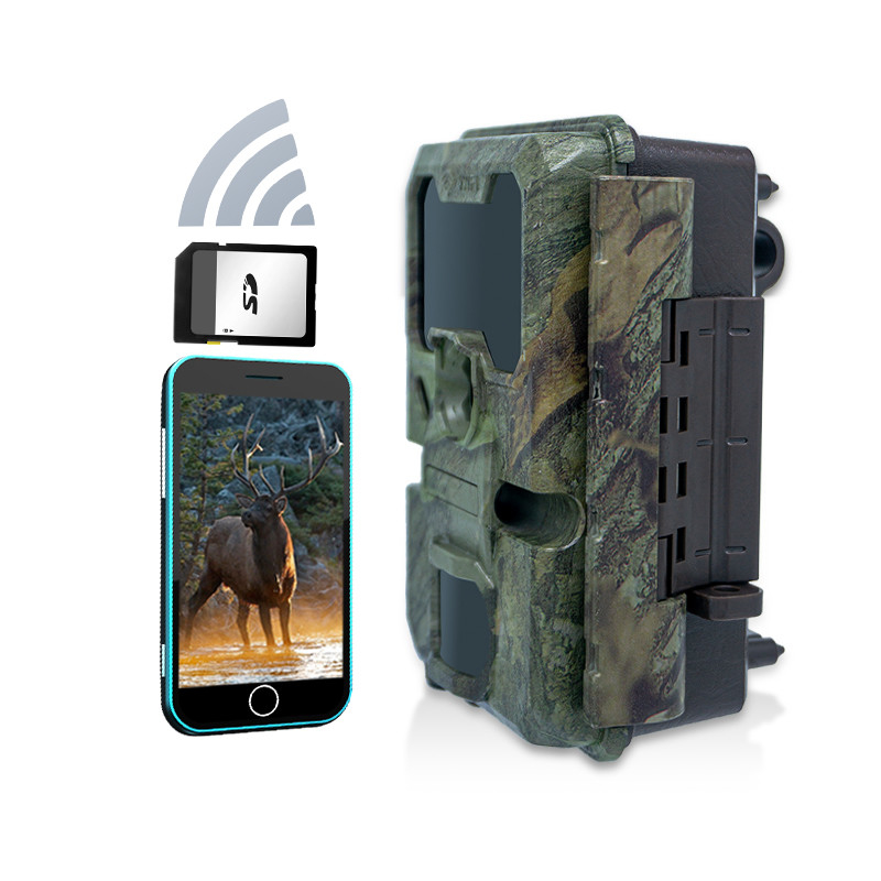 WIFI trail Camera KW866 impermeável IP67 OEM/ODM até 512GB Cartão de memória SD 32MP 4K câmera de vida selvagem